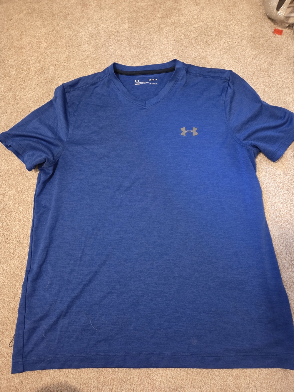 Under Armour Men's Royal Blue V-Neck Performance Tee